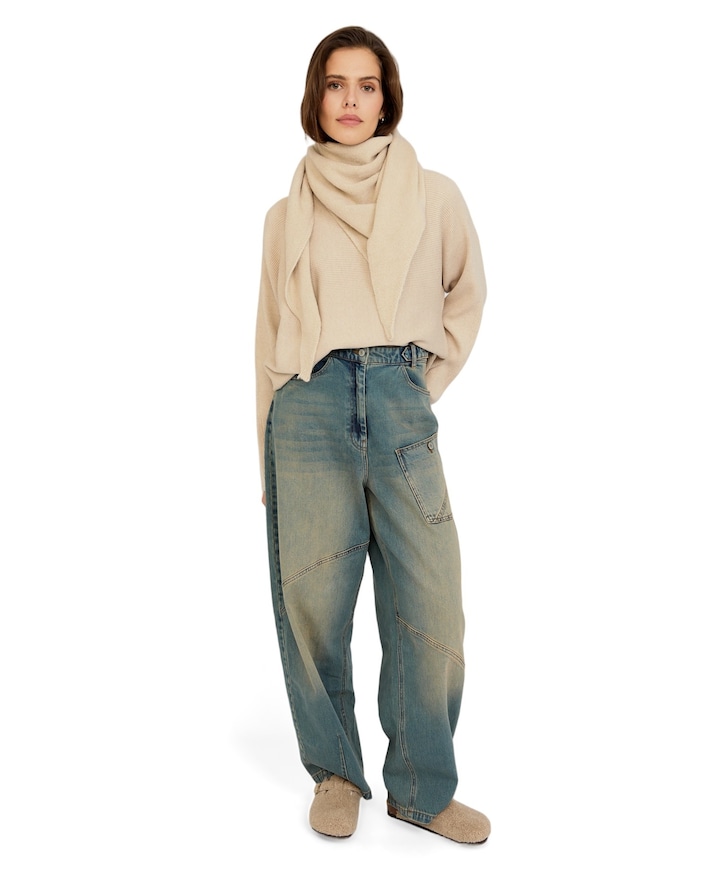 87-02-Rose dames jeans blauw