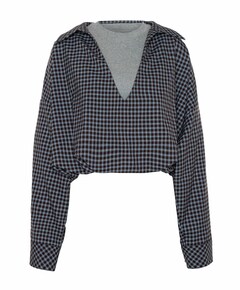 Dames blouse bruin