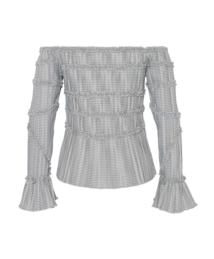 Dames blouse grijs