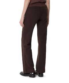 Jenny Wide Leg dames broek bruin