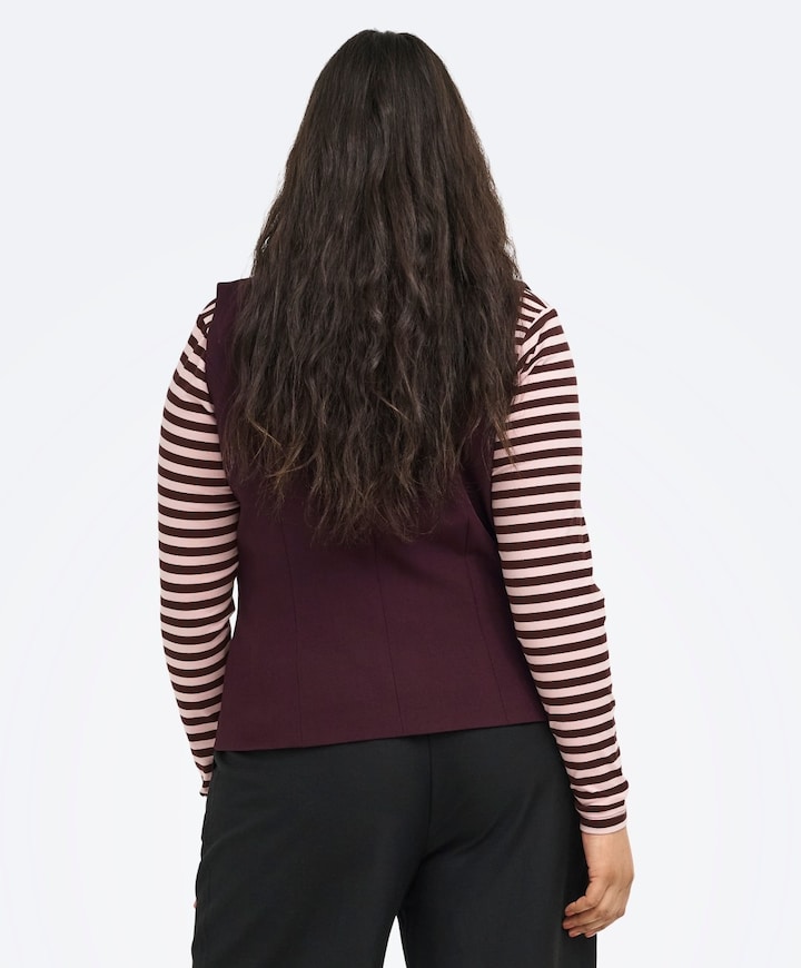 Dames gilet bordeaux