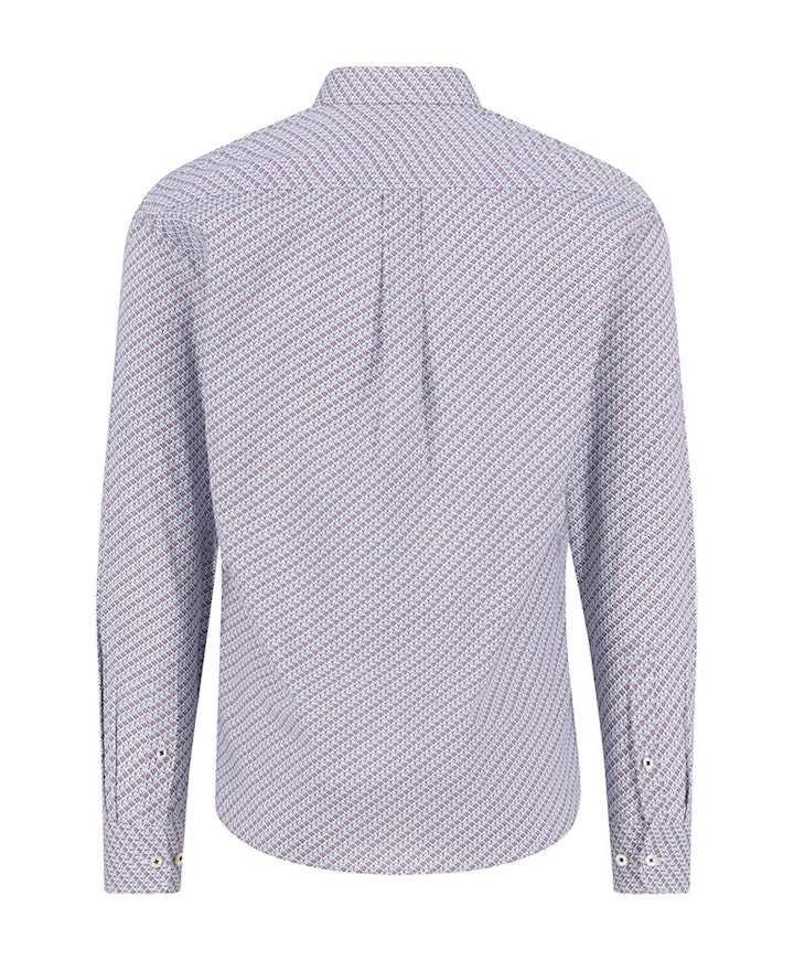 Overhemd lange mouw blauw