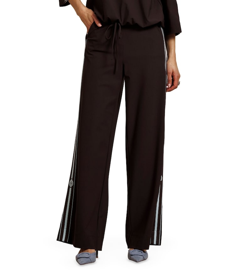 Lexie tape dames broek bruin