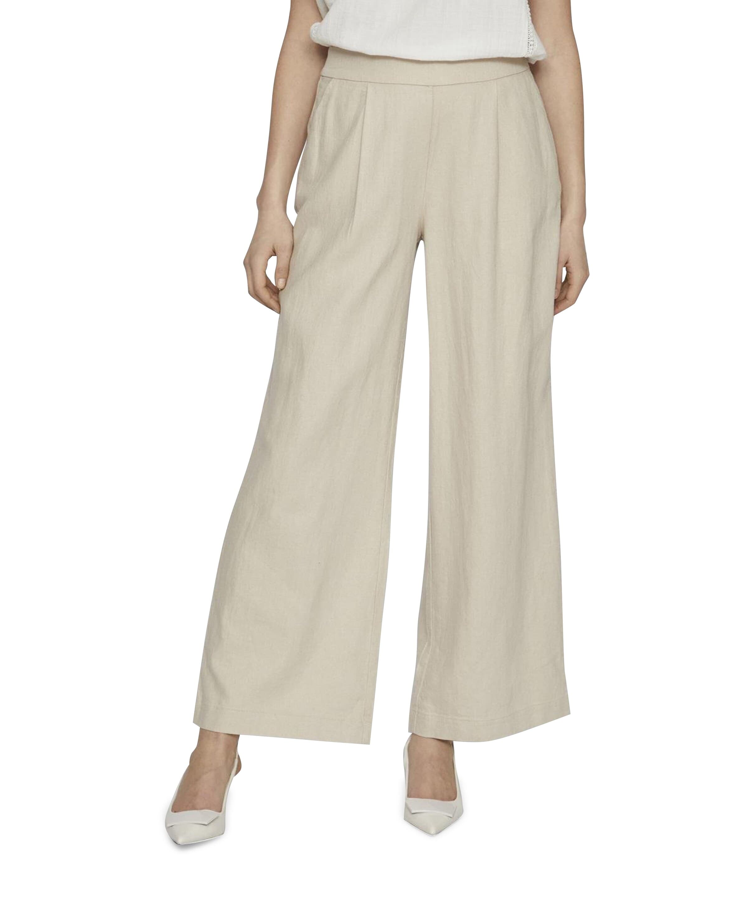 VIJOLANDA HW PLEATED - NOOS dames broek beige