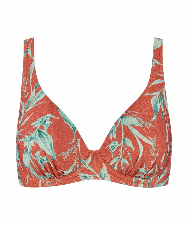 Dames bikinitop brique