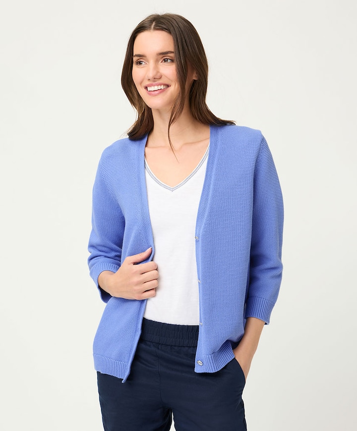 Dames vest blauw