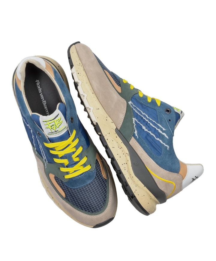 heren sneakers blauw