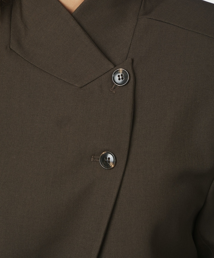 Dames blazer bruin