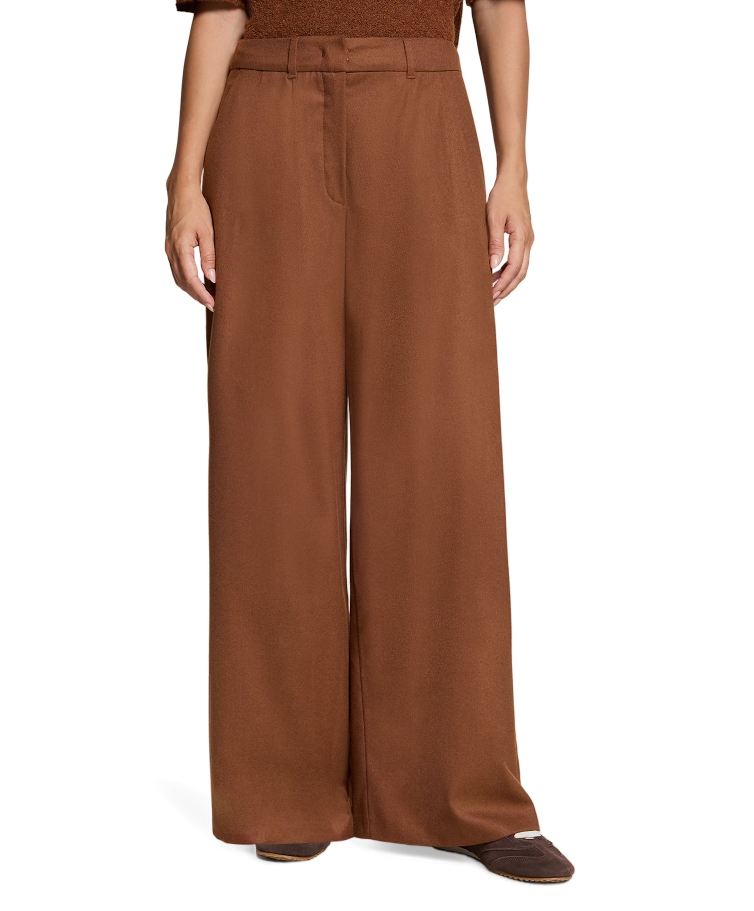 dames pantalon bruin
