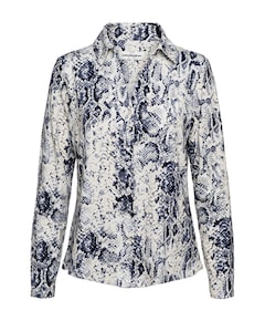 Dames blouse blauw