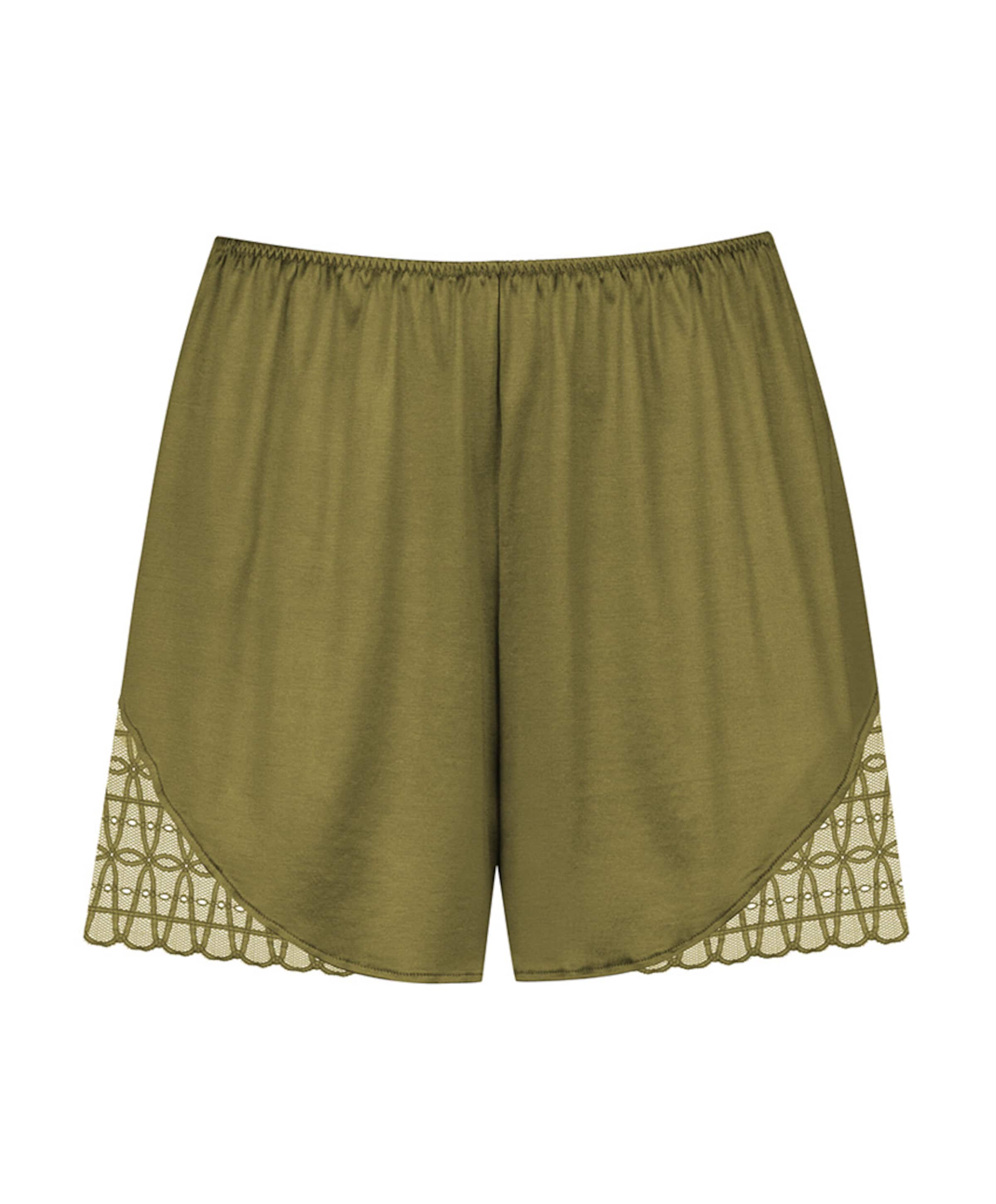 Dames pyjamashort groen