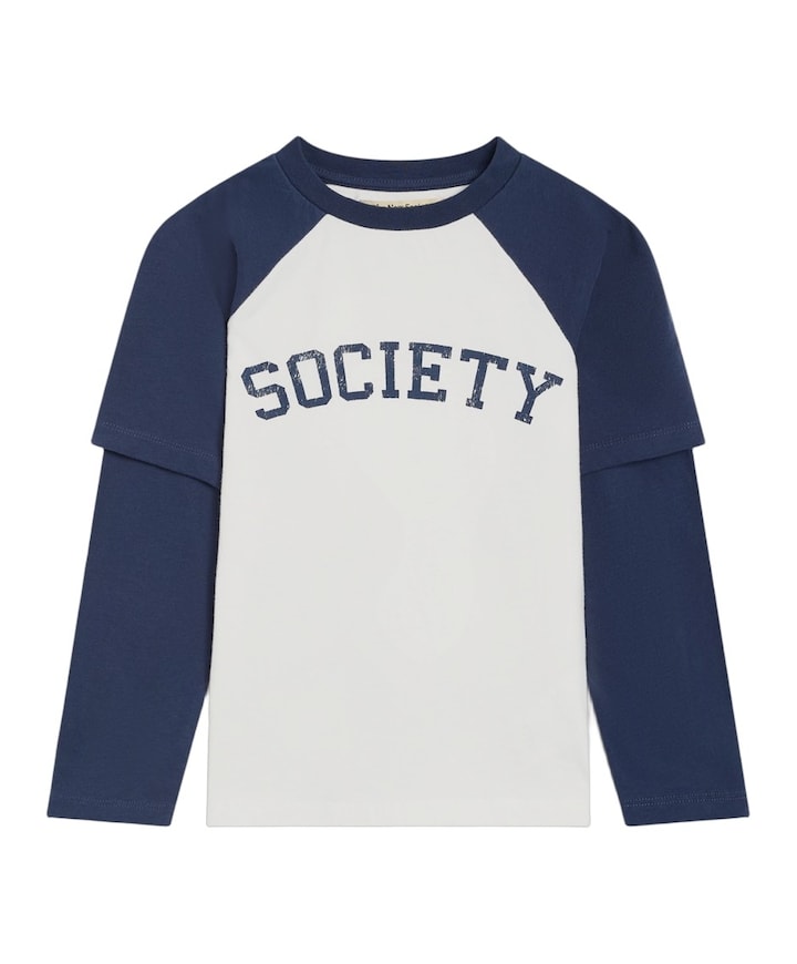 Jongens longsleeve blauw