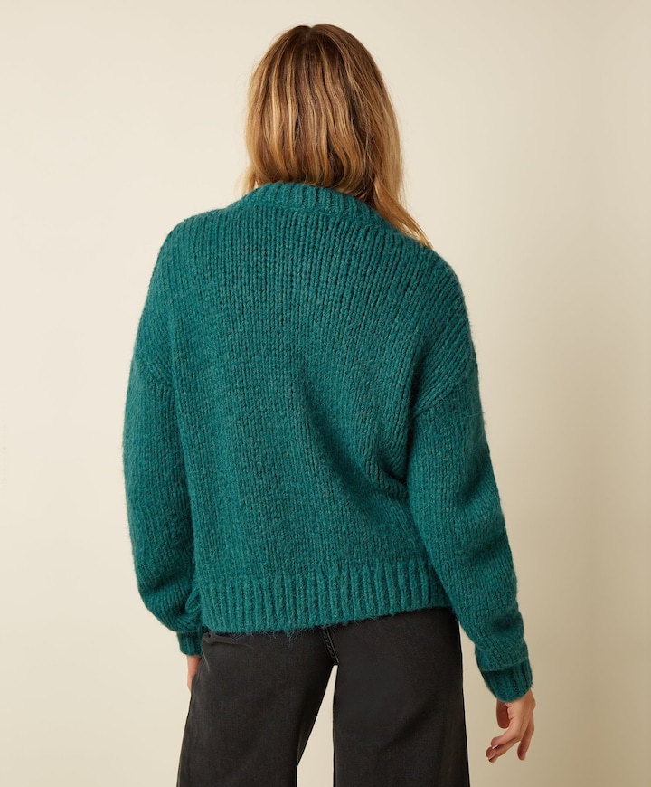 Dames vest groen