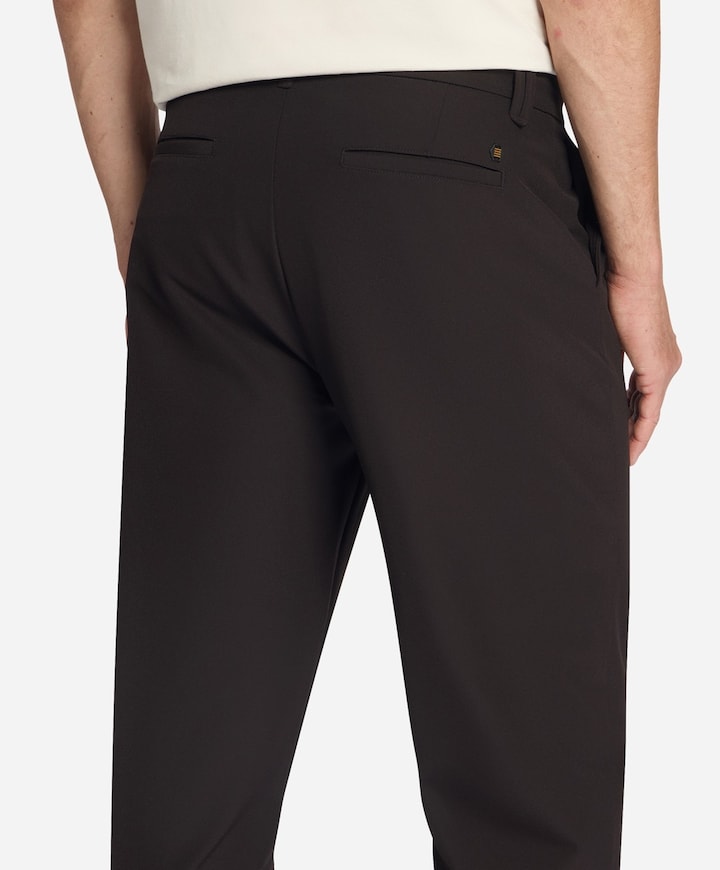 Pants Chino 4-Way Stretch Sedoc Rel heren broek bruin