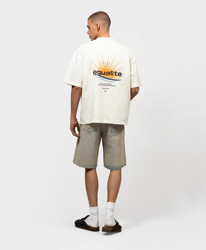 Uniseks T-shirt ecru