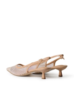 Zhou dames slingbacks beige