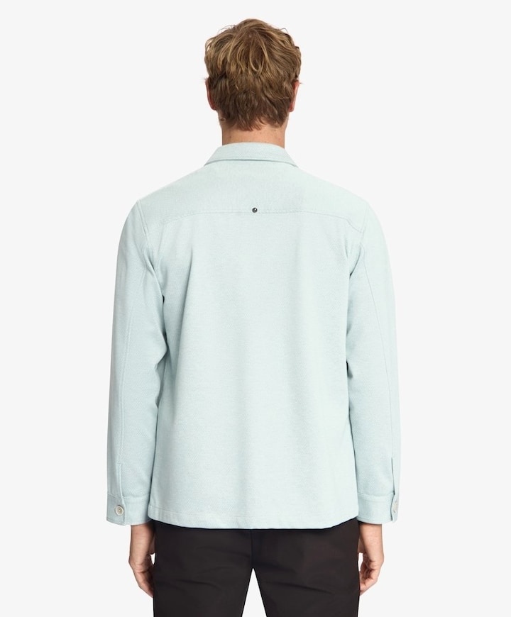 Heren overshirt blauw