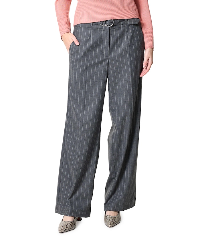 Klassisch 1/1 LAEnge pantalon grijs