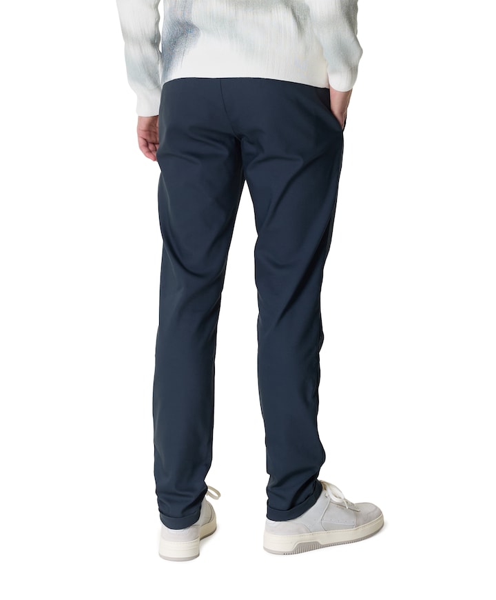 CYLAS TAPERED CHINO MEGDA POWER heren broek blauw