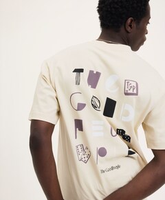 Heren T-shirt beige