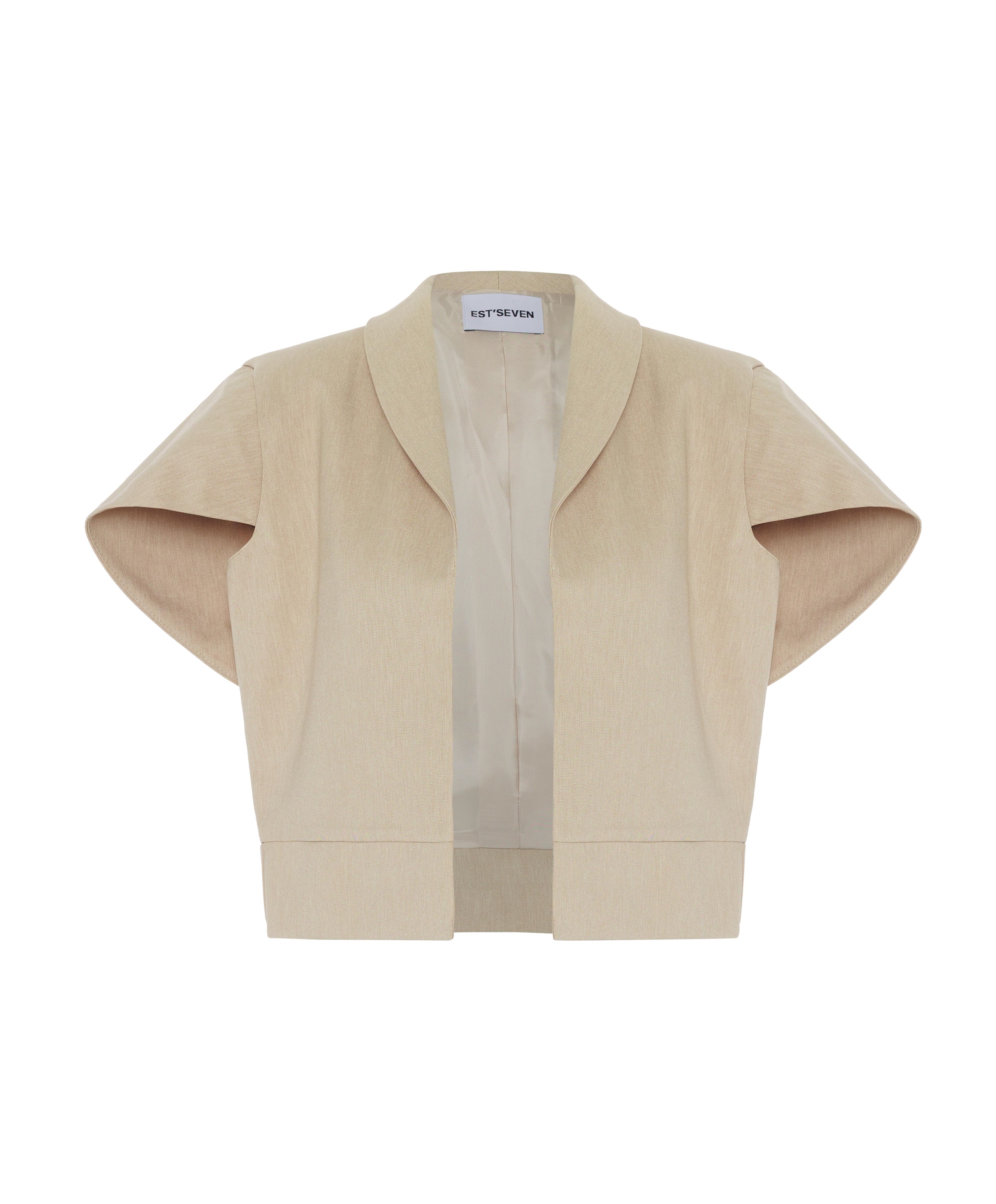 Dames blazer beige