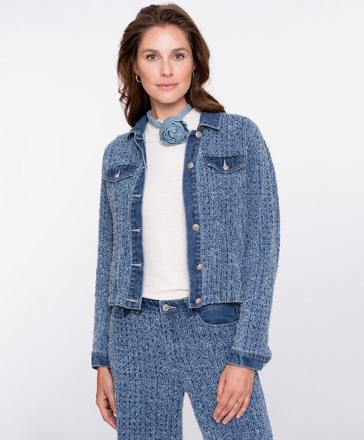 Dames spijkerjas  blauw