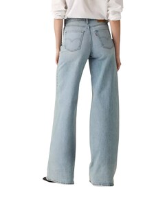 728 HR wide leg dames jeans blauw