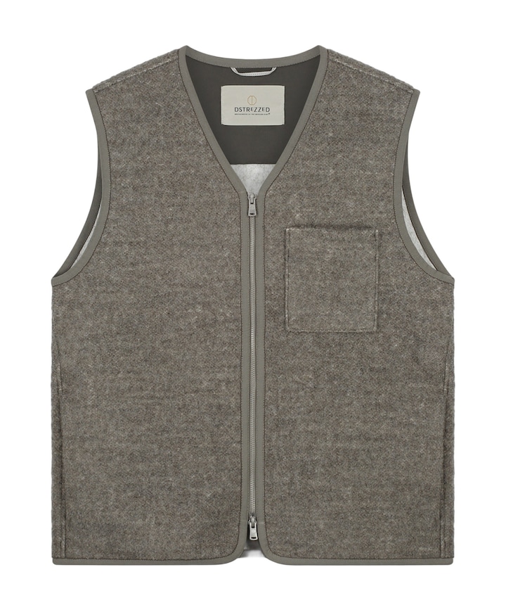 Heren bodywarmer bruin