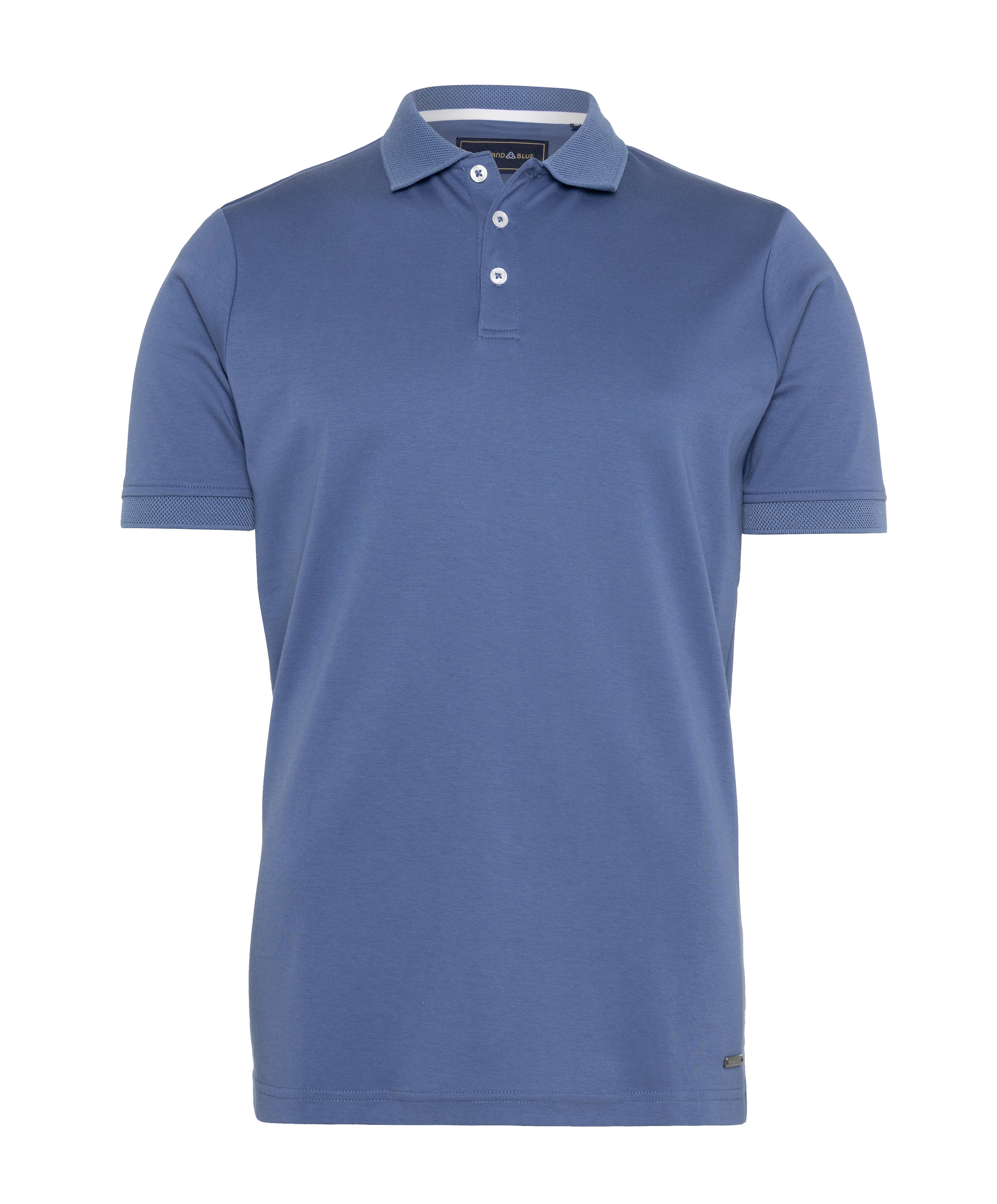 Heren polo blauw