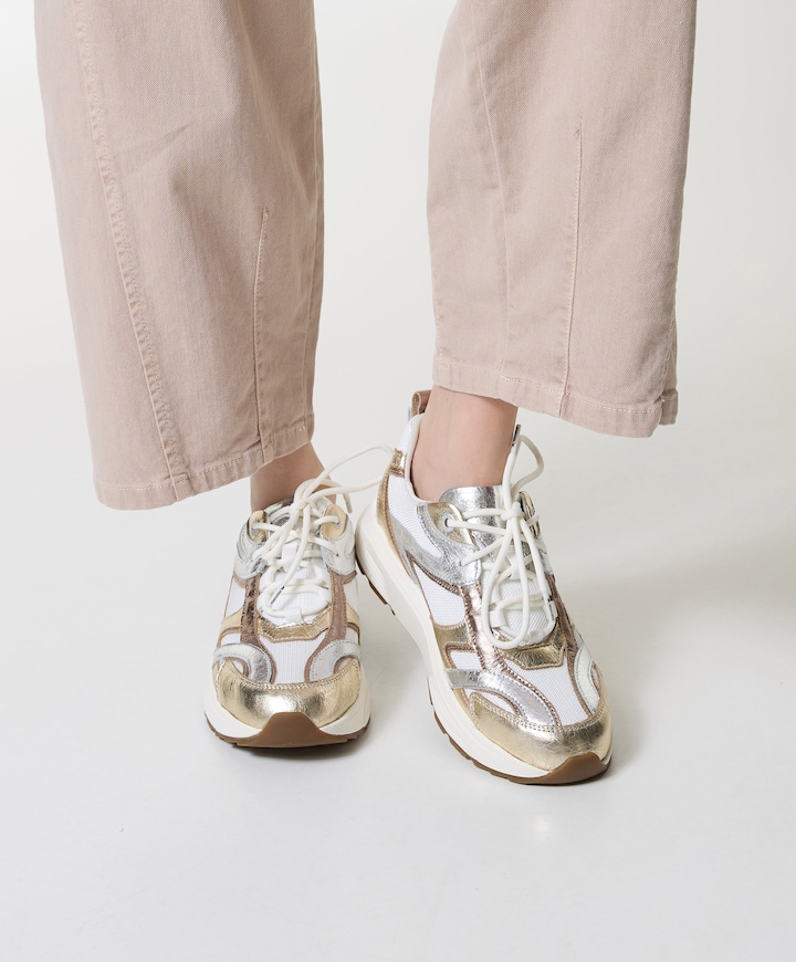 Brooklyn Women dames sneakers zilver