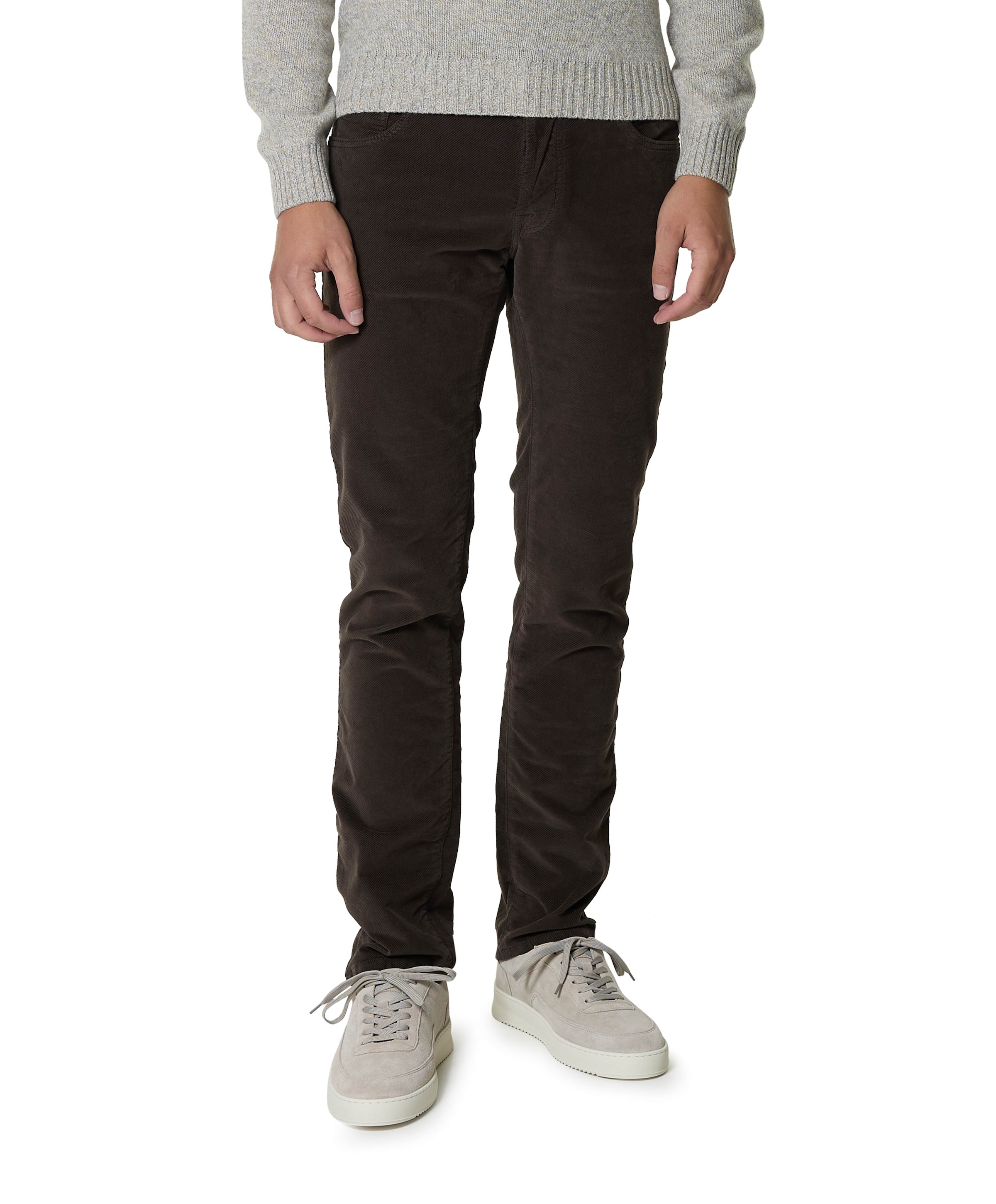 Bard Slim 5 pkt heren broek bruin