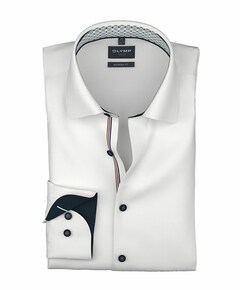 Heren overhemd lange mouw wit