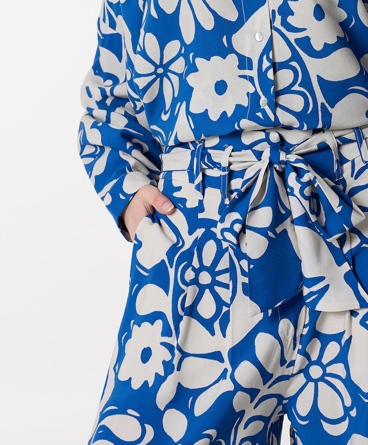 74A02-03213C dames broek blauw