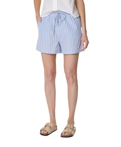 ONLLORIS STRIPED SHORTS WVN dames korte broek blauw