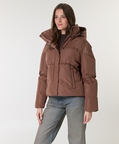 Dames jas bruin