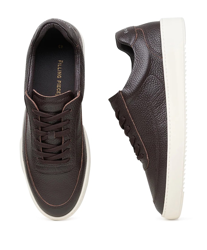 Mondo Grain heren sneakers bruin