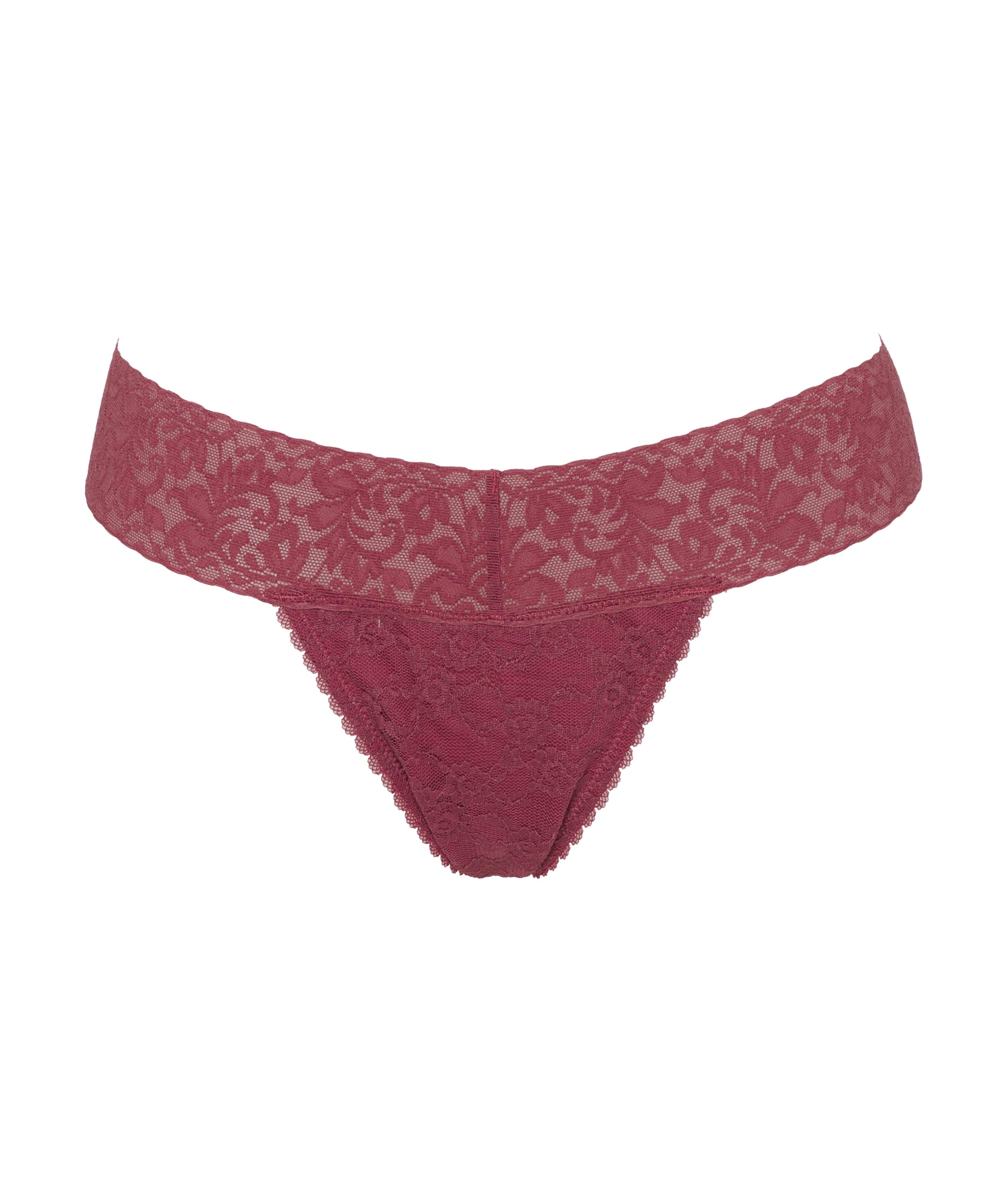 Dames string bordeaux
