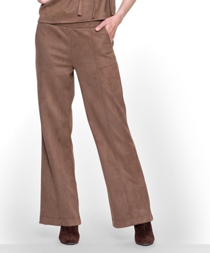 pants dames broek bruin