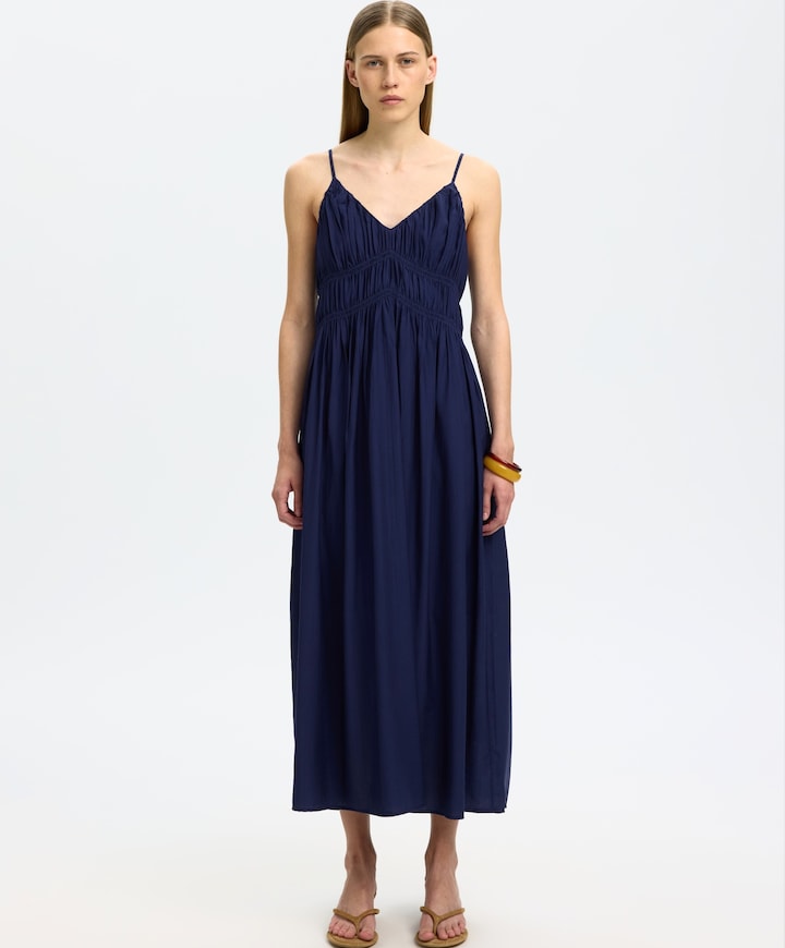 Dames jurk blauw