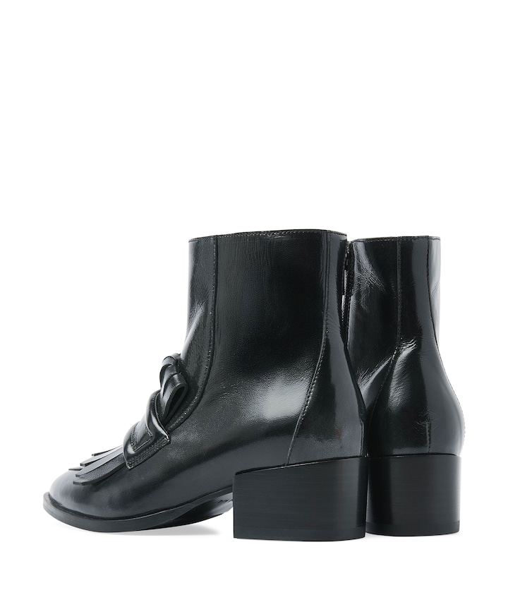 Rose Hannah dames enkellaarzen zwart