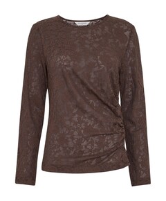 Dames longsleeve bruin