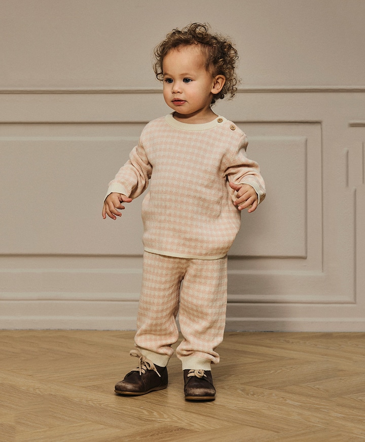 NBFNADIE KNIT PANT LIL broek roze