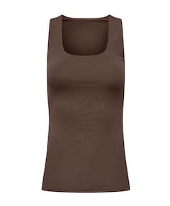 Dames top bruin