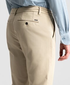 Lancaster Twill Knit Tapered Jogger broek beige