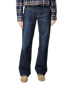 Gini long dames jeans blauw