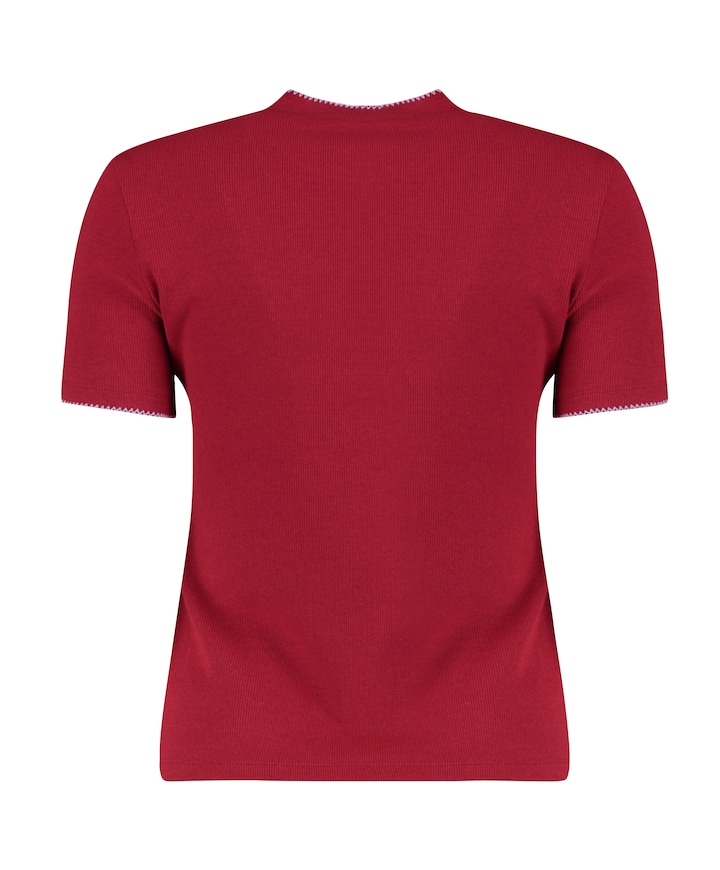 Dames t-shirt rood