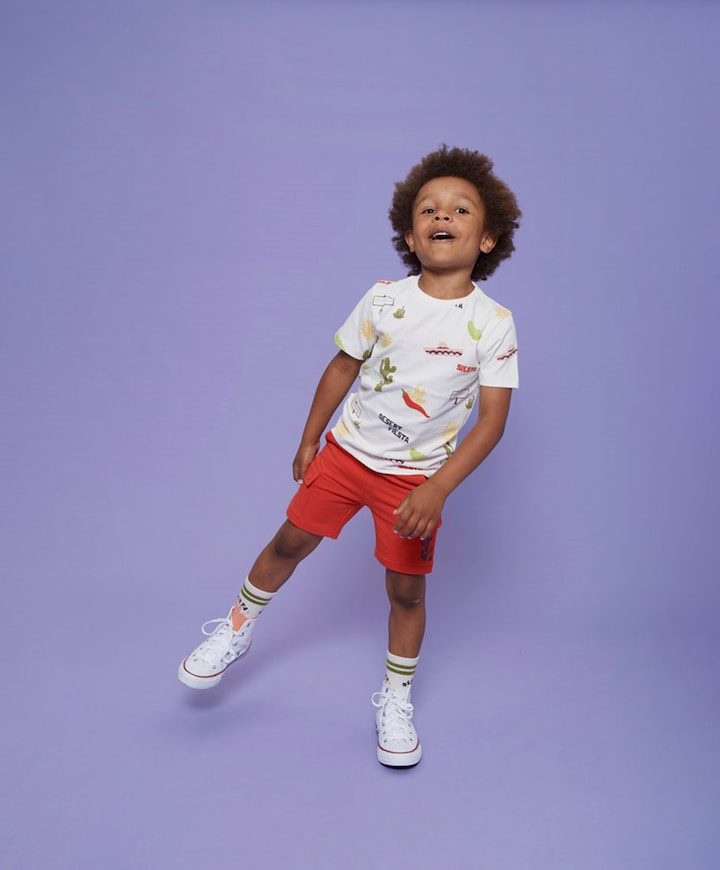 Jongens T-shirt ecru