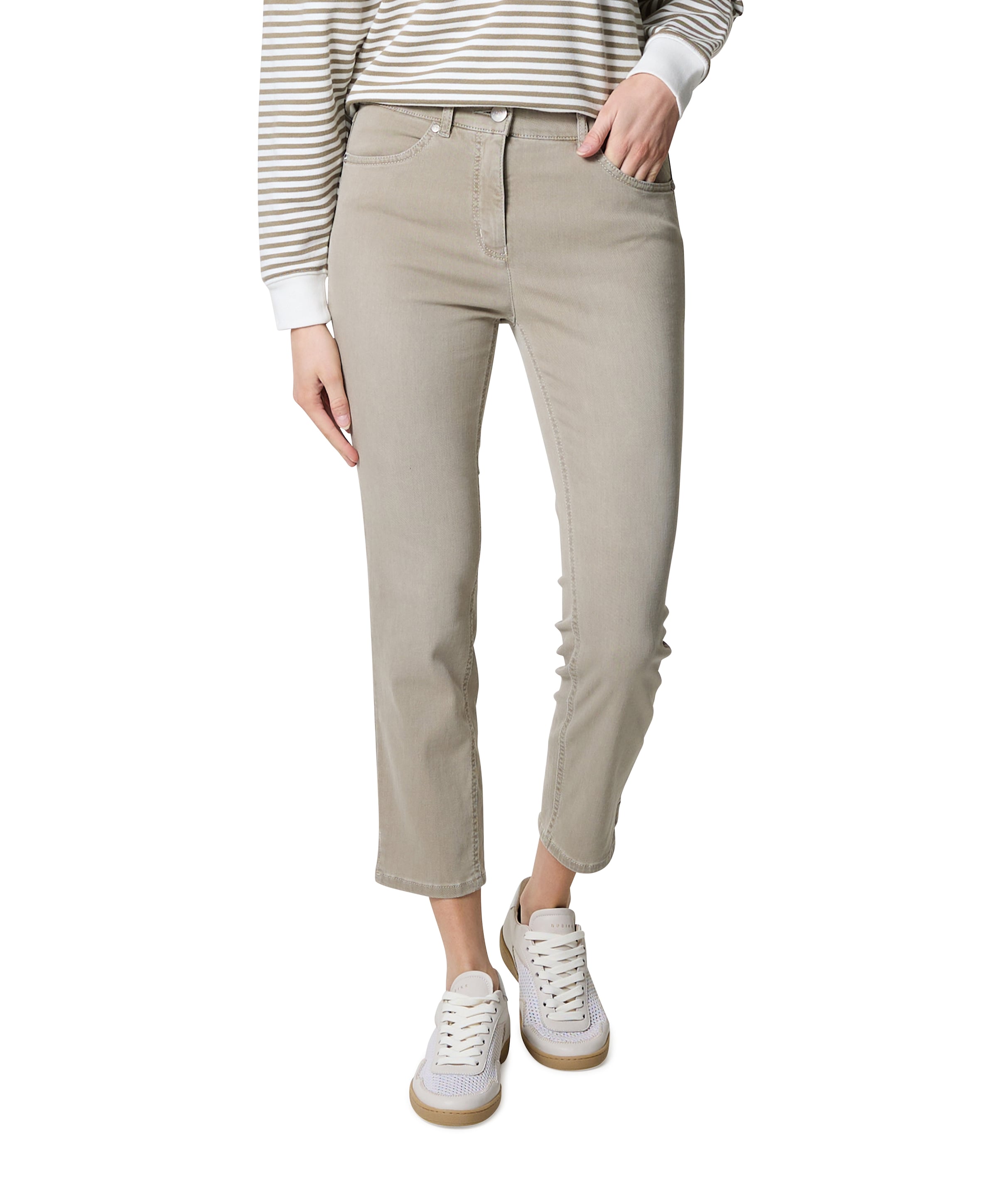 be loved 7/8 dames jeans groen