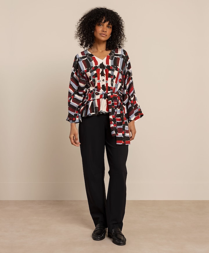 Dames blouse multicolor