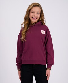 Meisjes hoodie bordeaux